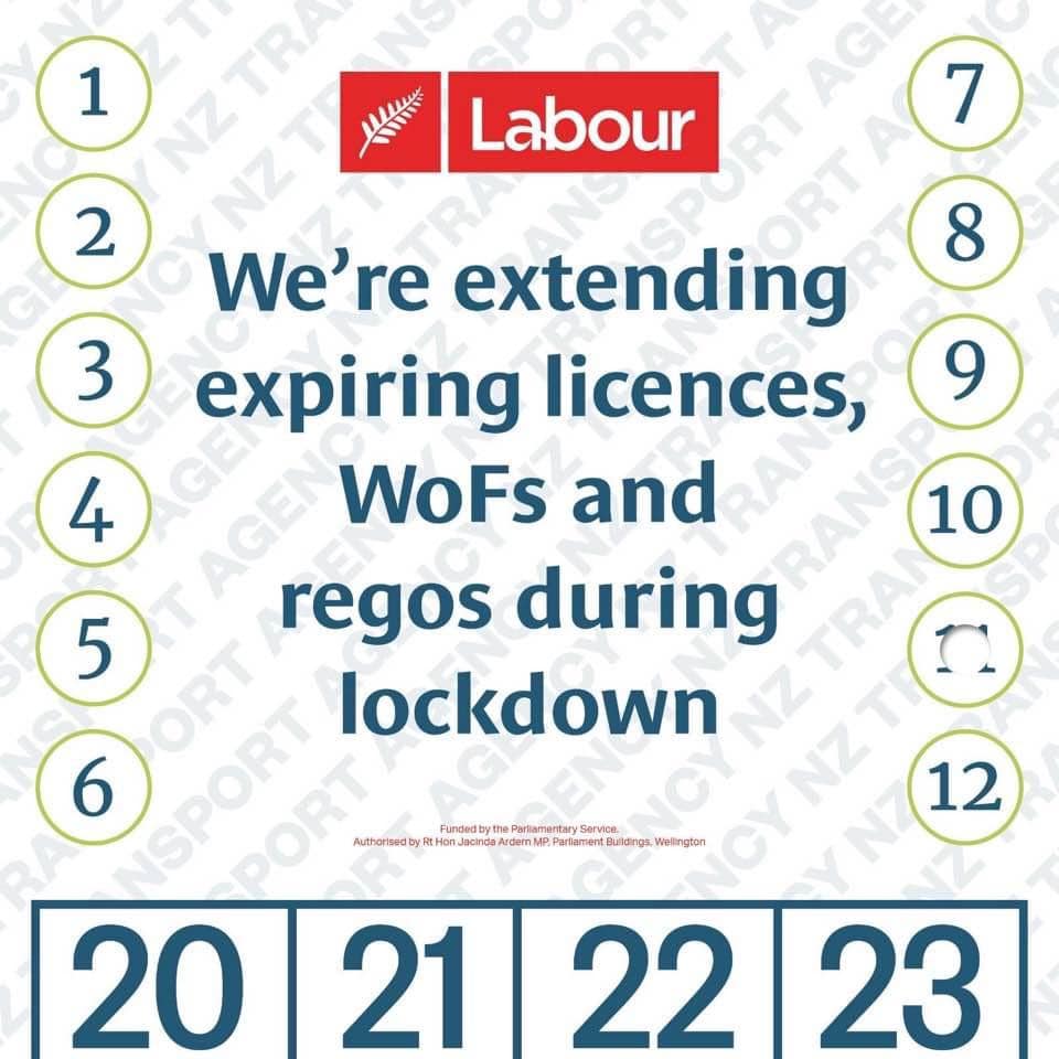 Wof Extension Covid-19 2021 WoFCovid19Parkup - Wof Extension Covid-19 2021
